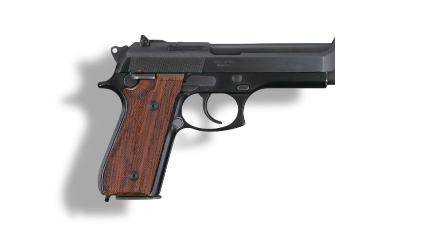 Taurus PT-99 PT-92 PT-100 PT-101 Cocobolo With Decocker Checkered